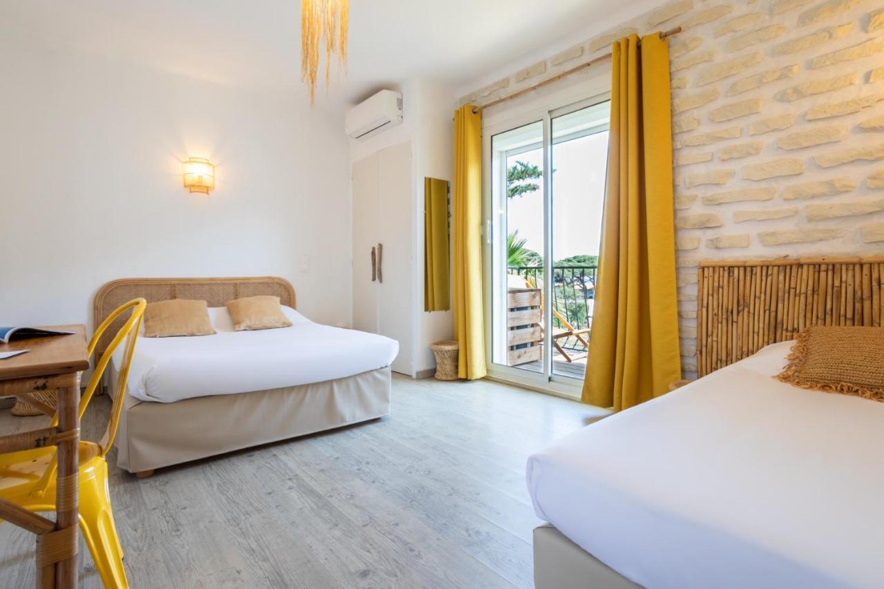 Hotel Almanarre Plage - Hotel Eco-Responsable Face A La Mer Hyères Kültér fotó