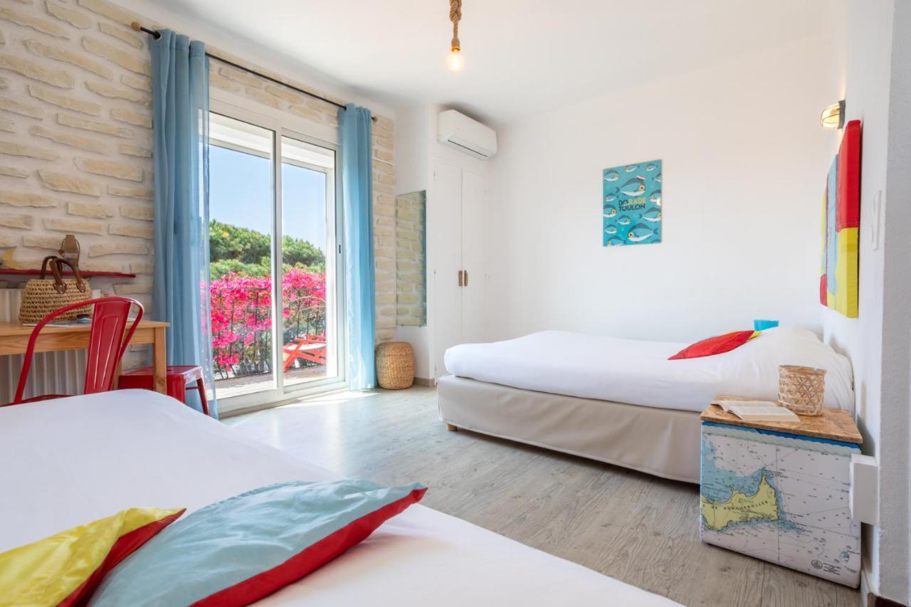 Hotel Almanarre Plage - Hotel Eco-Responsable Face A La Mer Hyères Kültér fotó